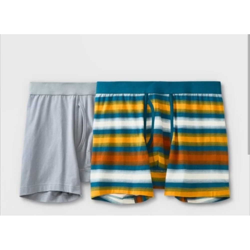 Goodfellow & Co Men's striped Boxer Briefs 2 Pack XL